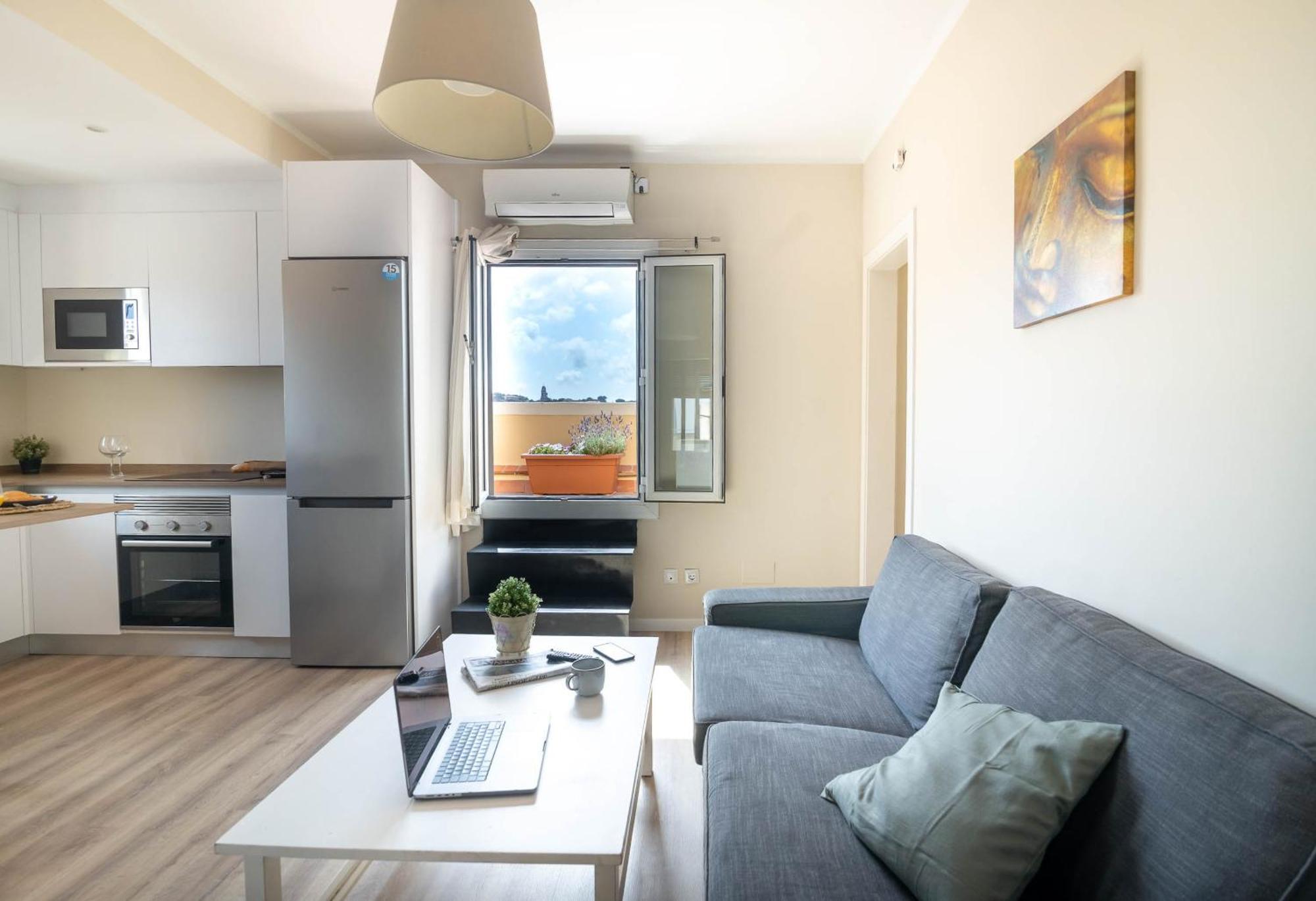 Riua - Private Terrace Penthouse Next To The Fair Барселона Екстериор снимка